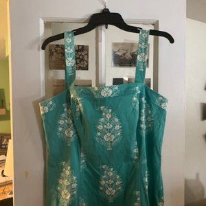 Jones of New York Green and White Floral dress